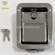 GL-12115 Stainless Flush Mount Paddle Latch Lock 140*108